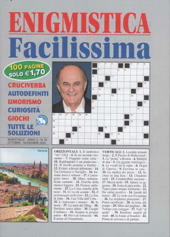 Enigmistica Facilissima - Uscita n.55 - 4 Settembre 2025 - Bimestrale