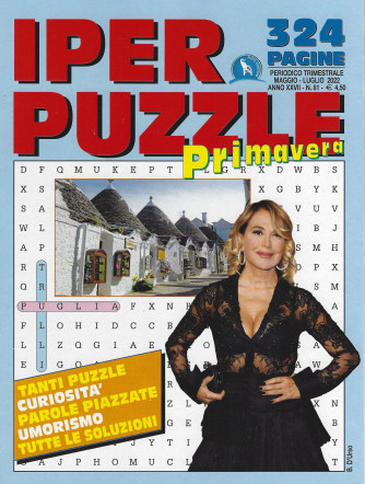 Iper Puzzle primavera  - n. 81 - trimestrale - maggio - luglio  2022 - 324 pagine