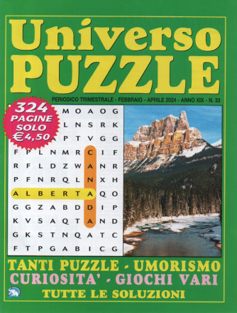 Universo Puzzle - n. 33 - trimestrale - febbraio - aprile 2024 - 324 pagine