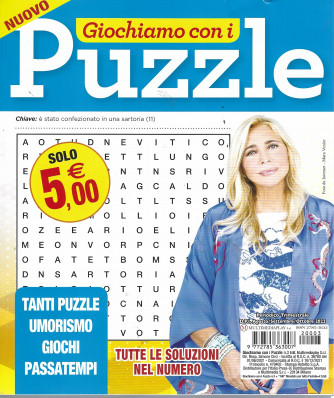 Giochiamo con i puzzle   - n. 3 - trimestrale - agosto - settembre - ottobre 2022