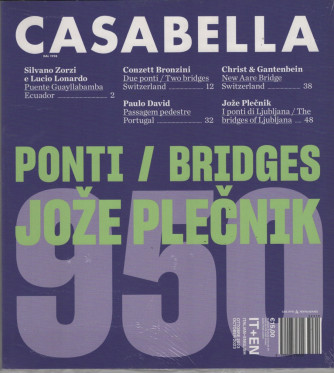 Casabella - mensile  n. 950 - ottobre 2023 - italian - english