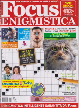 Focus enigmistica - n. 4-luglio    2024 - bimestrale