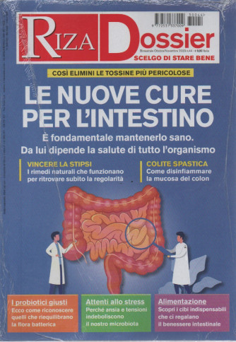 Riza Dossier -Le nuove cure per l'intestino- n. 44 - bimestrale - ottobre - novembre  2023