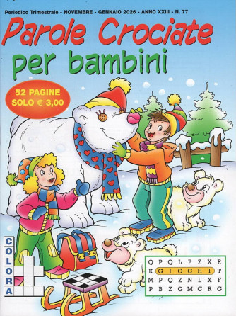 Parole Crociate per Bambini - Uscita n.77 - 31 Ottobre 2025 - Trimestrale