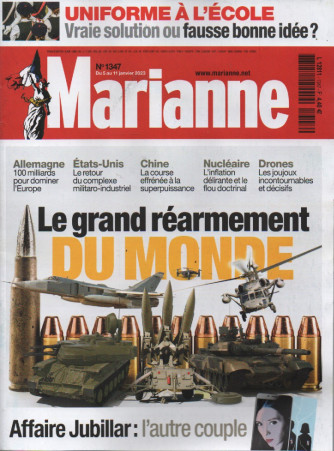 Marianne - n. 1347 - du 5 au 11 janvier 2023 - in lingua francese