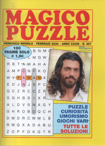Magico puzzle - n. 357 mensile -febbraio 2024 - 100 pagine