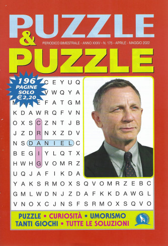 Puzzle & Puzzle - n. 175 - bimestrale -aprile - maggio 2022 - 196 pagine