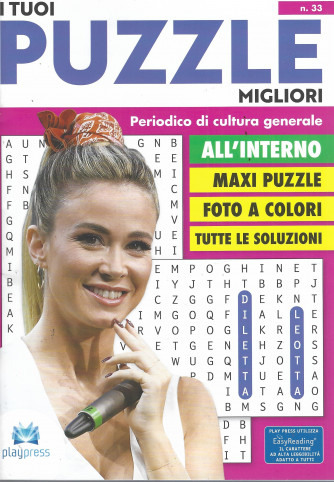 I tuoi puzzle migliori - Diletta Leotta-  n. 33 -6/8/2022 - bimestrale