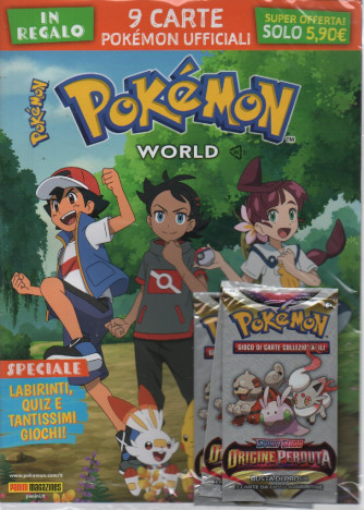 Pokemon world - + in regalo 9 carte Pokemon ufficiali - n. 15 - bimestrale - 22 giugno 2023