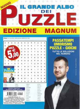 Il Grande Albo dei puzzle - Edizione magnum - n. 10- trimestrale  - maggio - giugno - luglio 2022