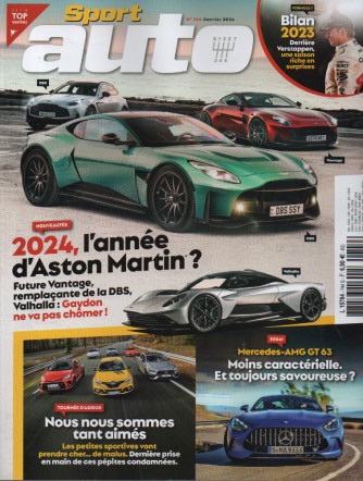 Sport Auto - n. 744 -janvier 2024 - in lingua francese