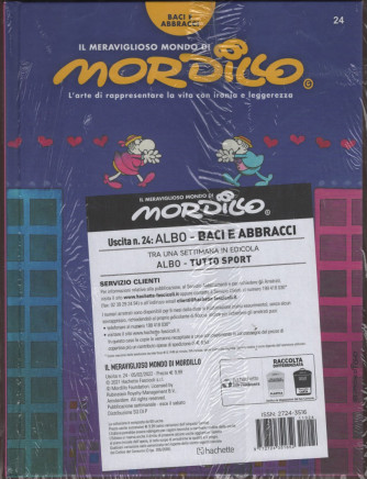 IL MERAVIGLIOSO MONDO DI MORDILLO -   24°USCITA - ALBO "Baci e abbracci" + POSTER DA COLLEZIONE