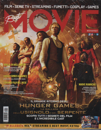 Best Movie  - n. 11 -novembre     2023 - mensile + Best Streaming - 2 riviste