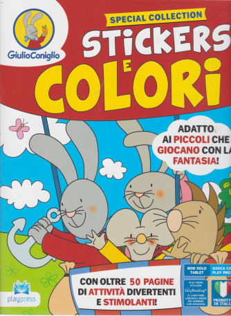 Giulio Coniglio stickers e colori - n. 12 -aprile - maggio  2021 -   - bimestrale