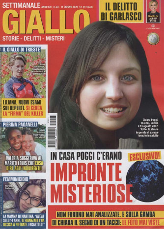 Settimanale Giallo - Uscita n.23 - 5 Giugno 2025 - Settimanale