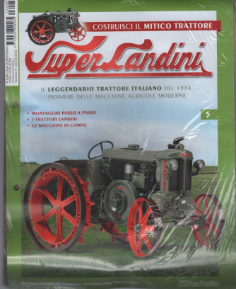 Costruisci il mitico trattore Super Landini -n. 5 - 22/02/2022 - quattordicinale