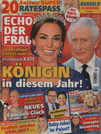 Echo der  frau - n. 2 - 4 januar 2023 - in lingua tedesca