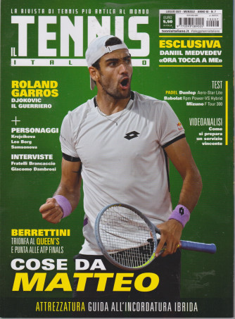 Il tennis italiano - n. 7 -luglio  2021 - mensile