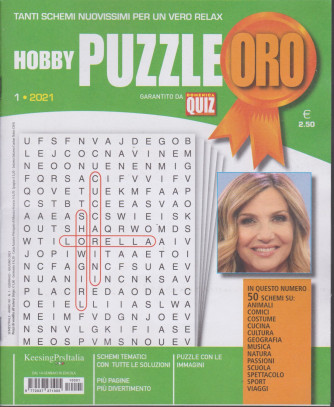 Hobby Puzzle ORO - semestrale n. 1 - gennaio - giugno 2021