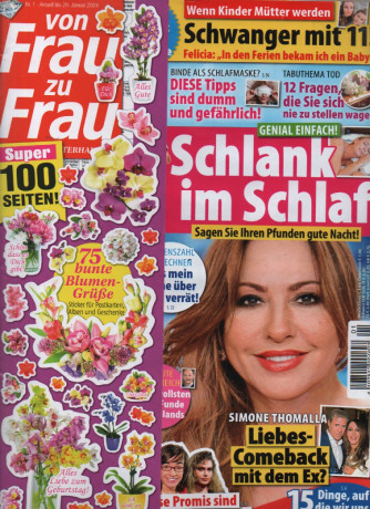 Von Frau zu Frau - n. 1- januar 2024 - in lingua tedesca