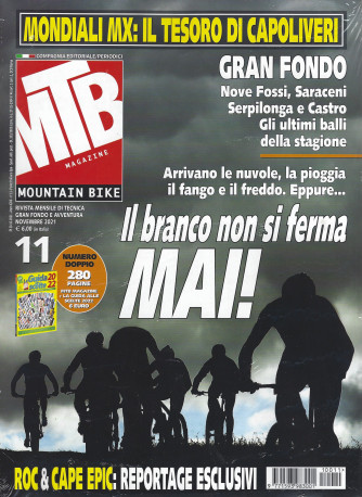 Mtb Magazine - n. 11 - mensile -novembre  2021 + La Guida alle scelte 2022 - 2 riviste