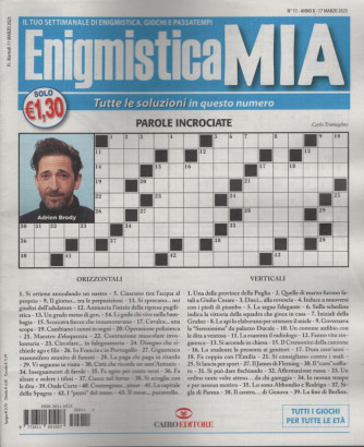 Enigmistica Mia - Uscita n.11 - 11 Marzo 2025 - Settimanale