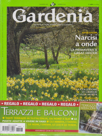 Gardenia + in regalo Terrazzi & balconi - n. 443  - marzo  2021 - mensile - 2 riviste