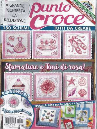 I love punto croce - n. 3 - bimestrale - dicembre - gennaio 2022 - 2 riviste