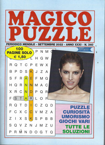 Magico Puzzle - n. 340 - mensile -settembre    2022- 100 pagine