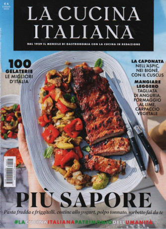 La cucina italiana - n. 7 - mensile -luglio   2023