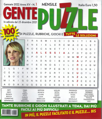 Gente puzzle - n. 1  - 23 dicembre 2021 - mensile - 100 pagine