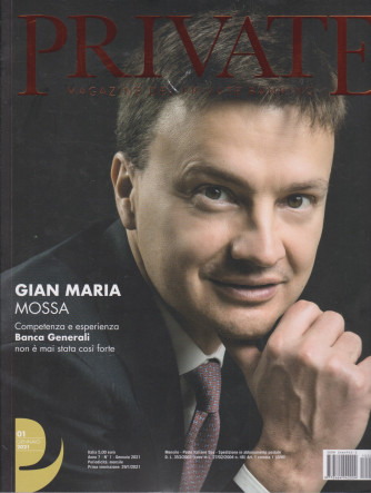 Private -  Magazine del private banking - n. 1 - gennaio 2021 - mensile -