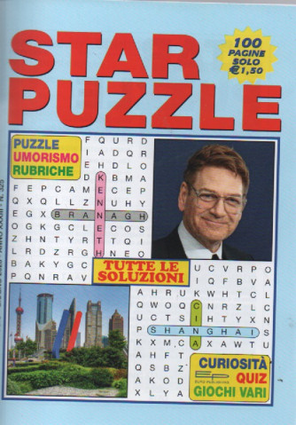 Star puzzle - n. 325 - bimestrale - maggio - giugno   2023 - 100 pagine