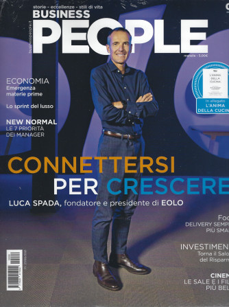 Business People - n. 9 -  - mensile - 27/8/2021  + in allegato L'anima della cucina - 2 riviste