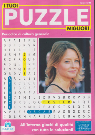 I tuoi puzzle migliori - Jodie Foster  n. 28 -12/10/2021 - bimestrale