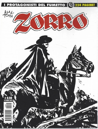 Zorro di Alex Toth - n. 17 -25 marzo 2022 - mensile - 224 pagine!