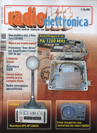 Radio kit elettronica - n. 2- febbraio  2023 - mensile