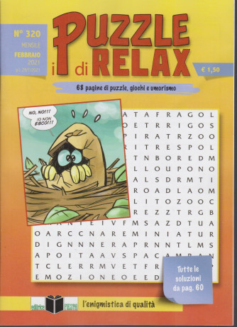 I Puzzle di Relax - n. 320 - mensile - febbraio 2021