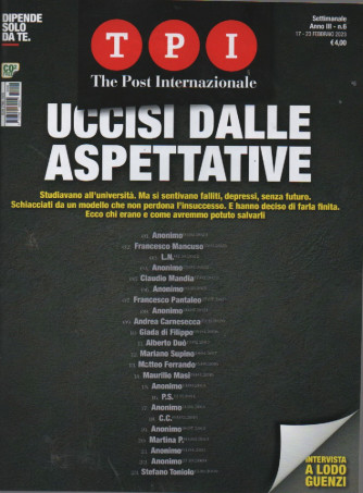 TPI The Post Internationale - n.6  - settimanale - 17/23 febbraio 2023