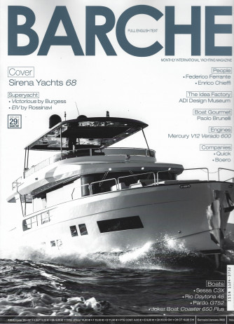 Barche - n. 1 - mensile - gennaio 2022 -italiano - inglese