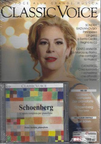 Classic Voice - n. 274 - mensile - marzo 2022 + Cd Schoenberg - rivista + cd