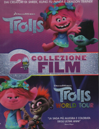 I Dvd di Sorrisi - n. 7  -Trolls world tour -collezione 2 film - 7/11 2023 - settimanale