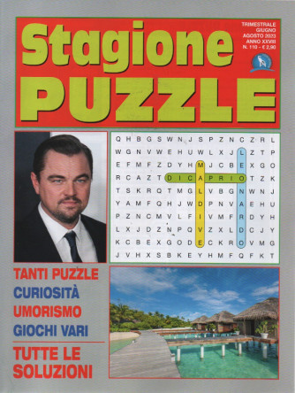 Stagione Puzzle - n. 110 - trimestrale -giugno - agosto  2023