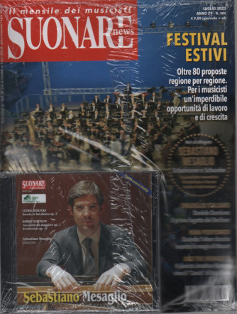 Suonare News - + cd Sebastiano Mesaglio-   n. 305- mensile -luglio   2023
