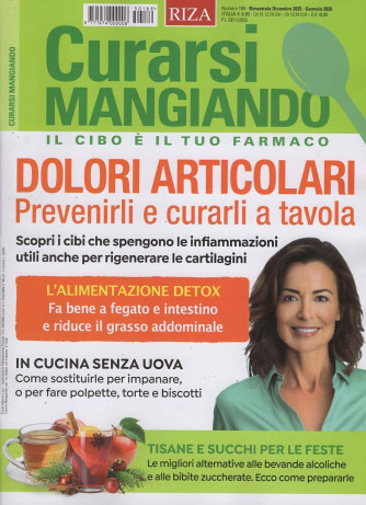 Curarsi Mangiando - Dolori Articolari - Uscita n.189 - 4 Dicembre 2025 - Bimestrale