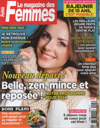 Le magazine des Femmes - n. 25 - trimestriel - janvier - fevrier - mars 2024