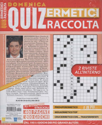Raccolta Domenica Quiz Ermetici - Uscita n.1 - 6 Giugno 2025 - Bimestrale