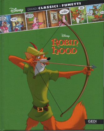 Grandi classici a fumetti -Robin Hood - n.25 - settimanale - copertina rigida -7/10/2022