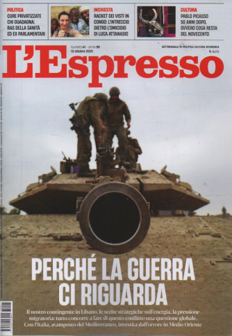 L'Espresso - n. 41 - 13 ottobre 2023 - settimanale
