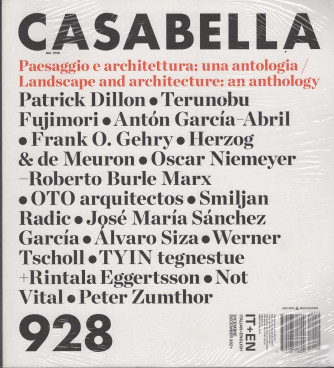 Casabella - mensile  n. 928-Dicembre2021 - italian - english